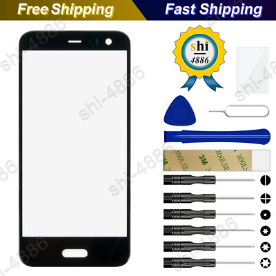 For HTC U11 Life 2Q3F300 Front Lens Screen Outer Glass Replacement +Tool