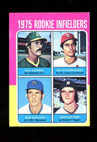 1975 Topps #623 Rookie IF Garner/Hernandez/Sheldon/Veryzer VG-EX JX5679