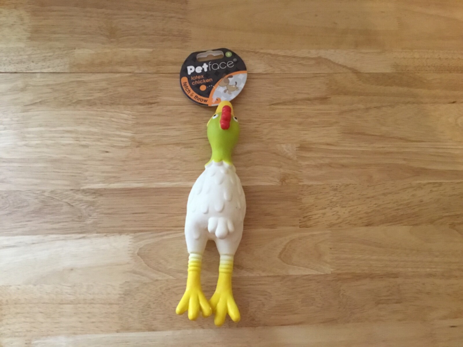 Petface Latex Chicken Squeak Dog Chew Toy, Small