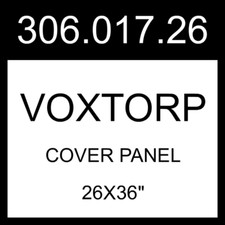 IKEA VOXTORP Cover Panel High Gloss Dark Gray-brown 26x36" 306.017.26