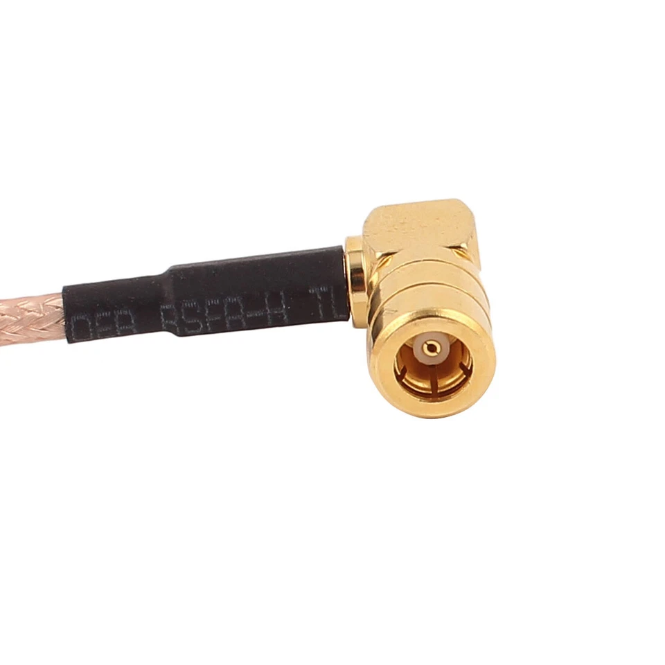 SMB Female Right Angle to BNC Female Coaxial Jumper Cable 1.6ft RG316 RF Wire - Image 2 of 4