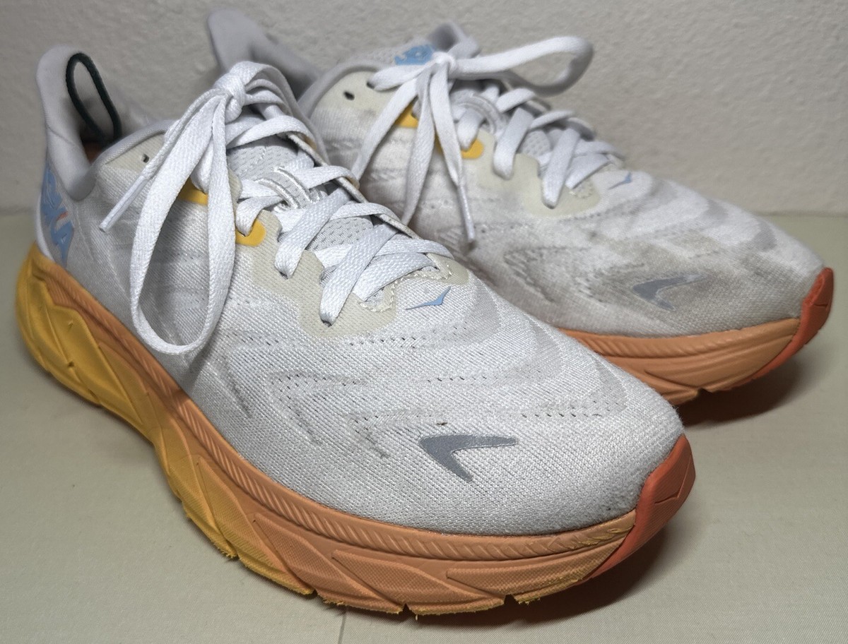 Hoka One One Arahi 6 Orange Blue Running Shoes Women's Size 10B | eBay