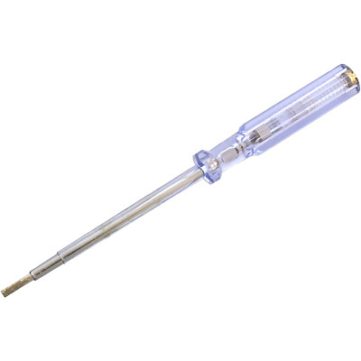 Netz Stromkreistester Schraubendreher Spannung Stift Elektrisches Prüfgerät 19cm AC DC