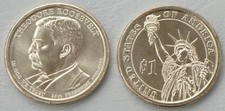 USA Pr&auml;sidentendollar 2013 Theodore Roosevelt D unz.