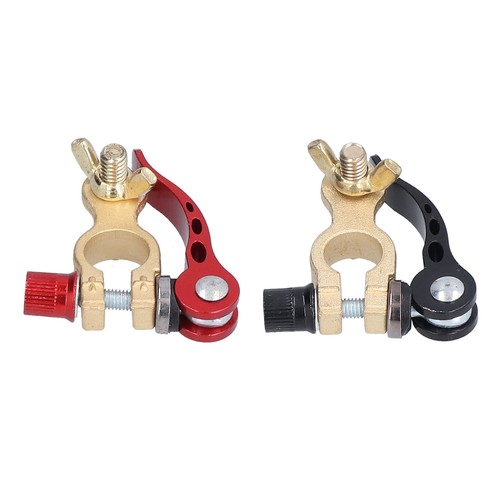 Battery Terminal Disconnect Positive Negative Connector Cable Clamp Kit ...