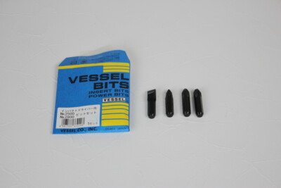 VESSEL BS2500 Impact Screwdriver Replacement Bit set of 4 Heavy Duty