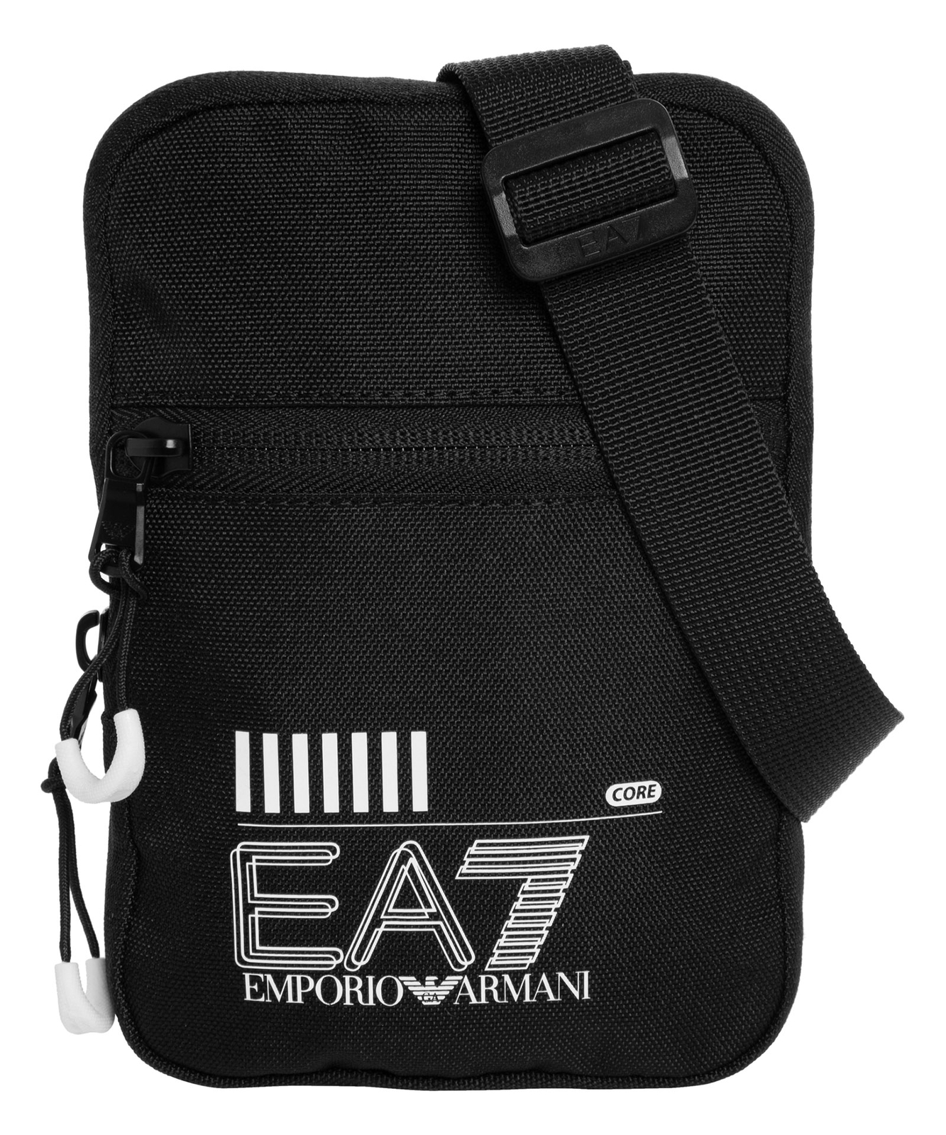 Модель Emporio Armani EA7 borsa a tracolla uomo 245080CC94002021 nero Черно - белая 8590₽