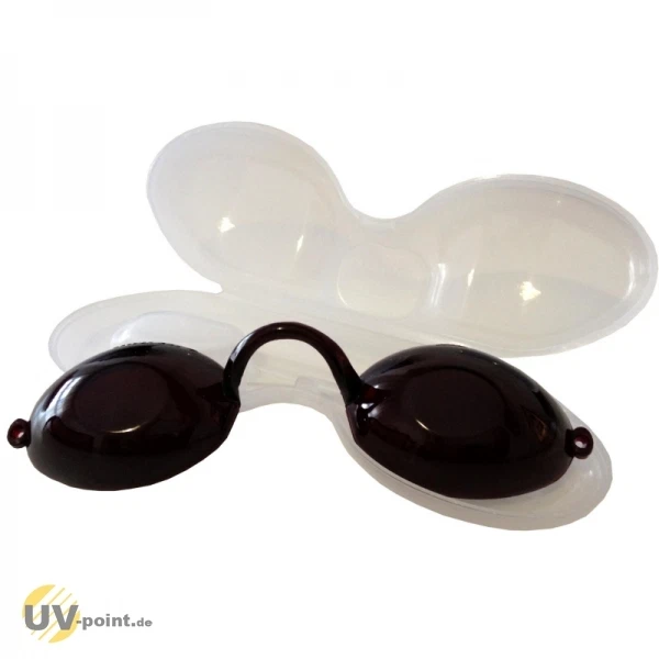 Solarium Gafas Protección Ocular Gafas UV para Banco de Sol Fullvision en Estuche
