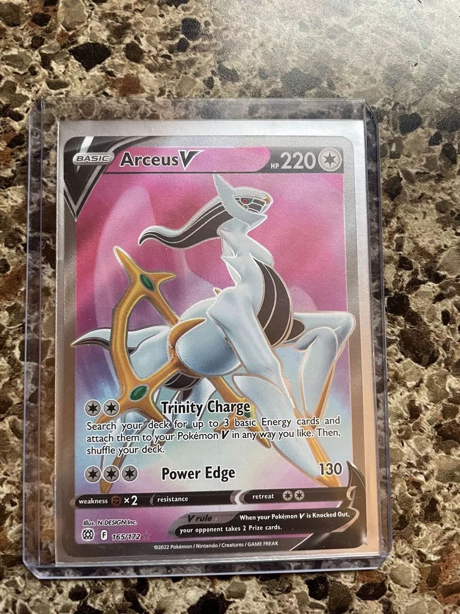 Check the actual price of your Arceus V 165/172 Pokemon card