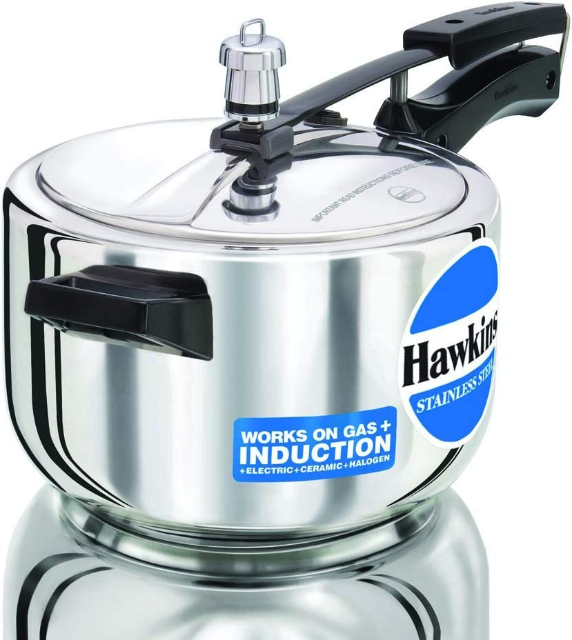 B45 Pressure Cooker, 4 Litre, Silver