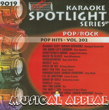 SOUND CHOICE KARAOKE POP HITS 202 cdg CD G - SC9019 - HARD TO FIND - 15 SONGS