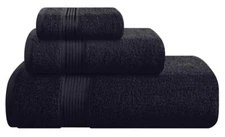 MALLONI HOME 3-Pack Cotton Towel Set; Bath Towel, hand towel & washcloth.