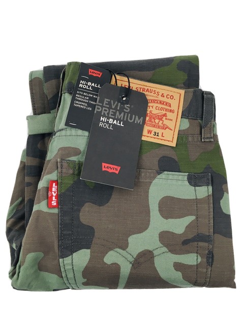 men's tapered camo pants