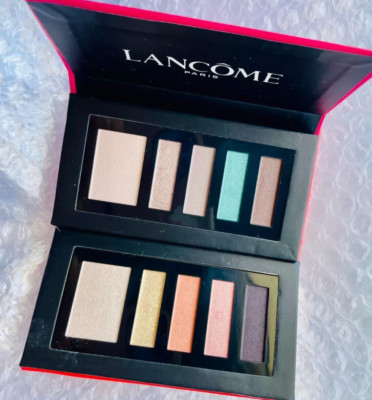 2 Lancome Color Design Palette Sensational Effects EyeShadow CITRUS MANIA Set