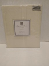 Imperial Collection Tablecloth Ivory 60X102" Polyester Stain Resistant