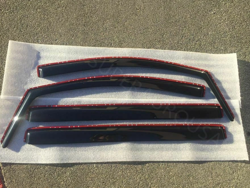 Se adapta a Hyundai Venue 2020-2024 ventanas en canal viseras de lluvia protectores parasol Foto 4 de 4