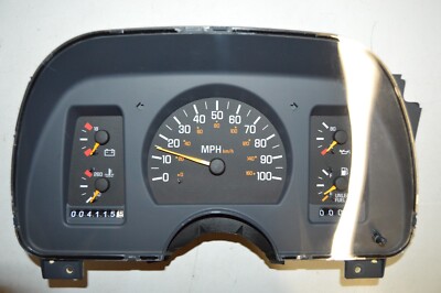 91-93 Pontiac Sunbird 100 mph 4K Speedometer Instrument Cluster gauges 16144862