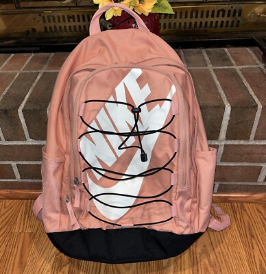 Nike Pink Backpack Double Compartment Padded 19”x 12”x 7”