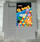Vintage Nintendo NES Q*bert Cartridge ONLY Authentic Ultra Games 1989 *READ*