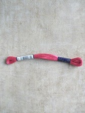 MEZ Sticktwist Nr. 11 lachsrot   6-fädiges Stickgarn  100% BW   L:8 m kochfest