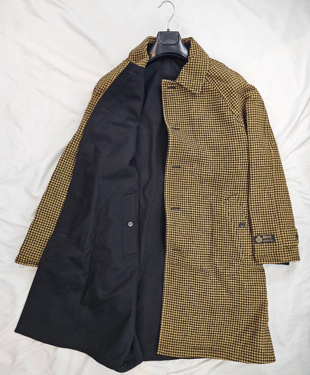 Supreme Reversible Houndstooth 気安い Overcoat Supreme Reversible Houndstooth 気安い Overcoat