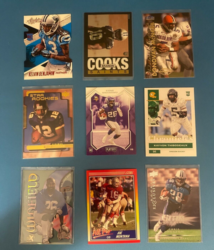 Lote de 50 tarjetas de fútbol americano estrellas de la corte RC troquelados Sanders Aikman Montana (S716) - Imagen 3 de 7