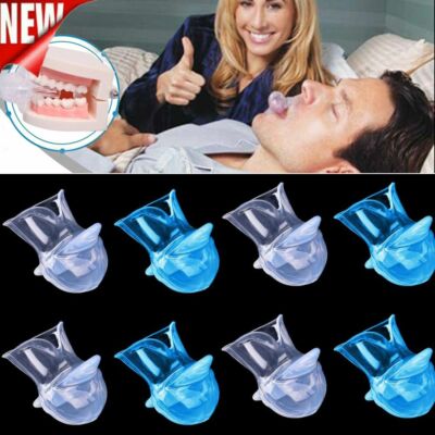 Anti Snoring Tongue Device Silicone Sleep Apnea Aid Stop Noise Sleeve AONE TSD