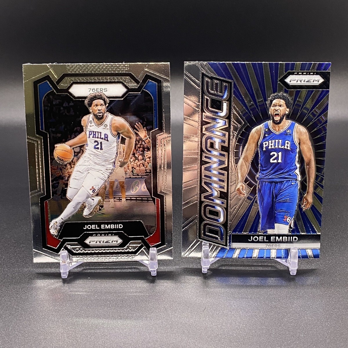 2023-24 Panini Prizm Dominance Joel Embiid Philadelphia
