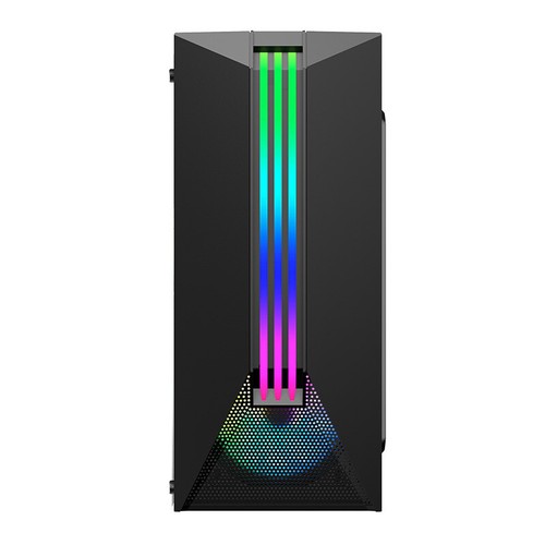 Transparent Computer Case PC Tower With RGB Atmosphere Lamp For ATX/M-ATX/IT _wa - Afbeelding 3 van 14