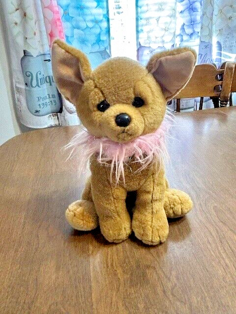 Ty Beanie Buddies Divalectable Chihuahua Plush with Boa