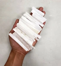 Selenite Sticks - Bulk Wholesale Lot - Selenite Crystal, Selenite Wands