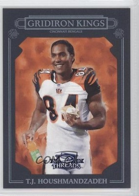 2007 Donruss Threads Pro Gridiron Kings Blue Framed 5/50 TJ Houshmandzadeh 9ap