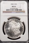 1882-S Morgan Dollar - NGC MS63