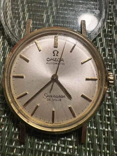 OMEGA Seamaster DeVille Men's Automatic Wristwatch 14K Gold Filled WORKS