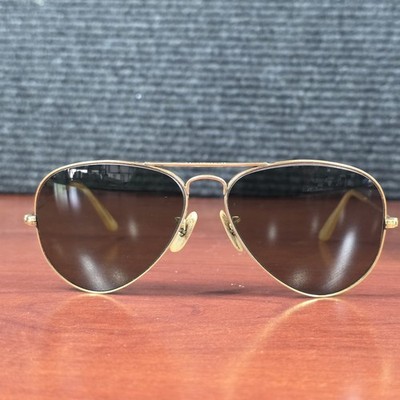 Vintage Ray-Ban Bausch & Lomb B&L USA 1/10 12K GF Aviator Sunglasses Gold Filled