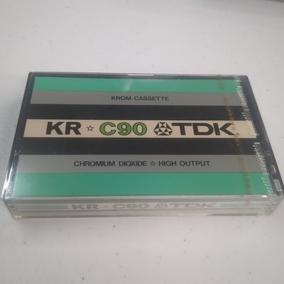 TDK KR C-90  Blank Audio Cassette Tape  (Sealed) NOS! New! Vintage