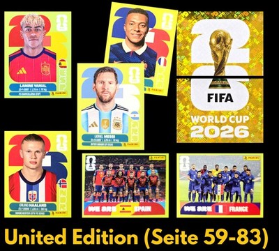 Panini FIFA World Cup 2026 Sticker - WM 26 - United Edition - nach Wahl - SWISS