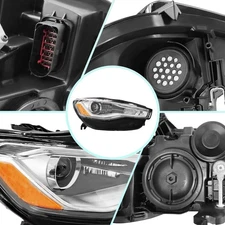 Right Passenger Side Headlight HID Headlamp W/ LED DRL For Audi A6 S6 2016-2018