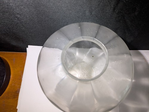 ANTIQUE VINTAGE ANDRIES DIRK COPIER CARNIVAL CRACKLE VASE CLEAR TRANSLUCENT - Picture 7 of 14