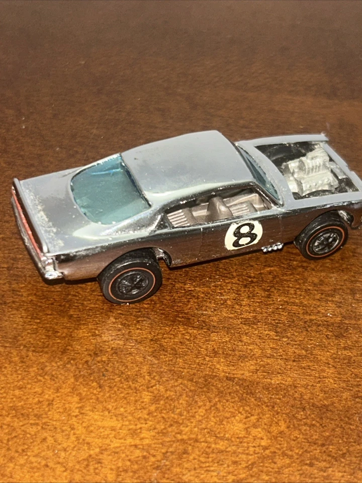 Hot Wheels 1969 Redline King Kuda cromo original Foto 3 de 4