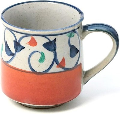 Traditionelle Mino-Ware japanische Keramik handbemalt Iroha Ofen Karakusa Design