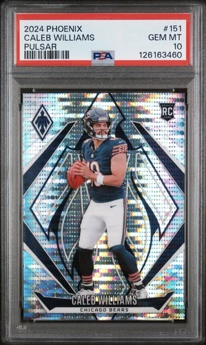 2024 Panini Phoenix Pulsar Rookie Caleb Williams #151 PSA 10 /200 Bears