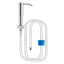 Distributeur de savon évier de cuisine avec support de rangement et tube pour g