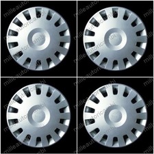 SET 4 COPPE RUOTA ADATTE PER OPEL CORSA C 2000 R14" 14 FORI COPRICERCHI S/LOGO
