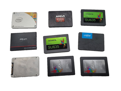 Lot of 9 SSD 240GB 2.5'' SATA different brands check the description