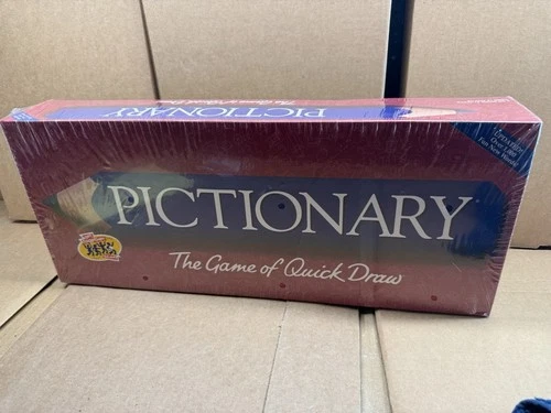 Vintage Pictionary 1993- 1997 Edition NEW SEALED Milton Bradley Board Game USA