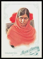 2015 Topps Allen & Ginter Malala Yousafzai #341 BASEBALL CARD ACTIVIST