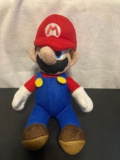 Super MARIO 2019 NINTENDO 11" Mesh Stuffed Animal PLUSH Toy Video Game EUC