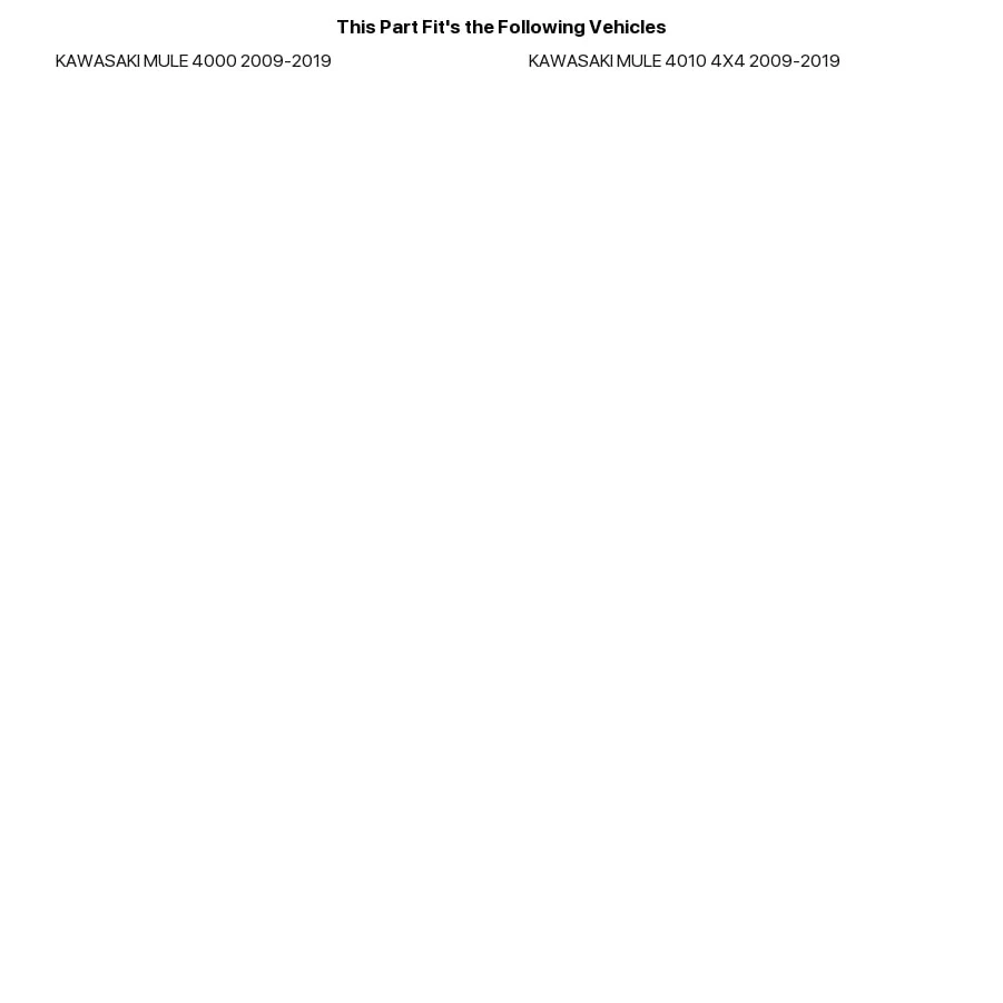 Bastidor de dirección All Balls 51-4012 para Kawasaki Mule 4000 2009-2019 y Mule 4010 Foto 3 de 3