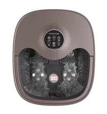 Collapsable Foot Spa Heat Massage Bubbles Remote Timer Rollers